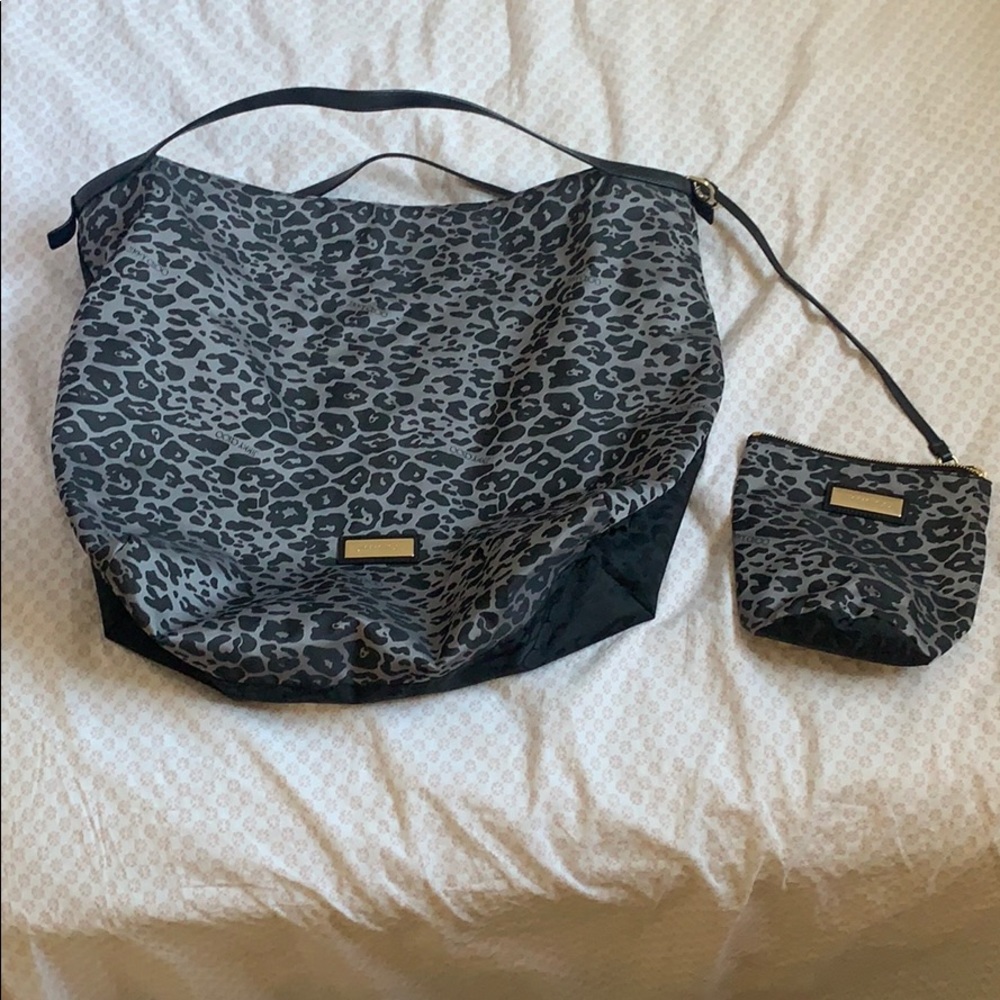 Jimmy choo tote bag and pouch